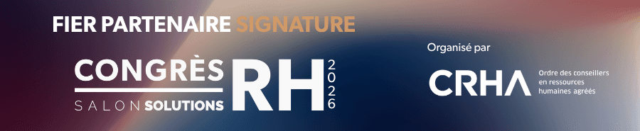 Fier partenaire signature du Congrès RH 2026 — Salon Solutions RH, organisé par le CRHA